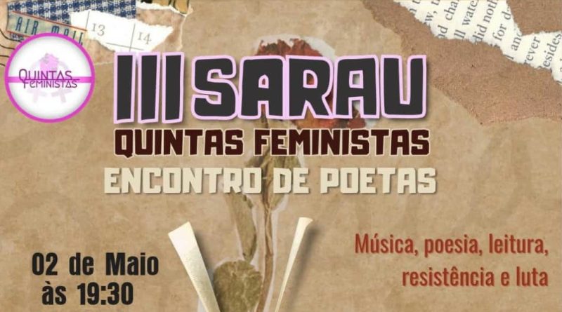 III Sarau Cultural do Coletivo Quintas Feministas no Theatro Municipal de Valença.