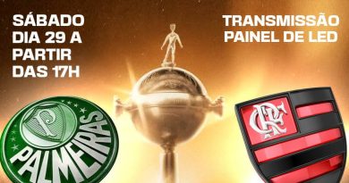 Vereador Fabrício Lemos promove transmissão da final da Libertadores na Praça do Estância Azul