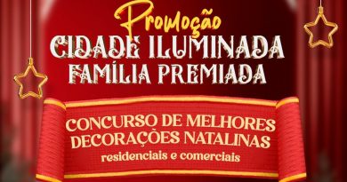 Prefeitura de Valença lança concurso de decoração natalina, com premiação total de R$35.000 reais