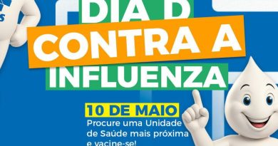 Dia D de Vacinação contra a Influenza neste 10 de maio