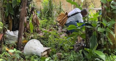 Mutirão de limpeza na comunidade do Colonial em Maricoabo