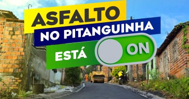 Vereador Fabrício Lemos celebra a chegada do asfalto no Pitanguinha