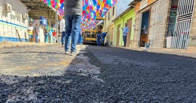 Prefeitura de Valença inicia pavimentação asfáltica na Feira Livre e prepara espaço para a festa de São Pedro