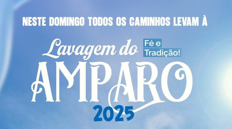 Neste domingo (26), todos os caminhos levam a tradicional Lavagem do Amparo