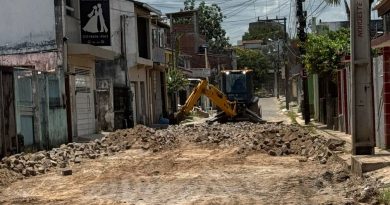 Obras transformam Rua Alagoas e preparam a via para pavimentação asfáltica