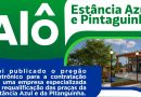 Fabrício Lemos celebra a publicação do pregão eletrônico para a contratação da empresa responsável pela requalificação das praças do Estância Azul e do Pitanguinha