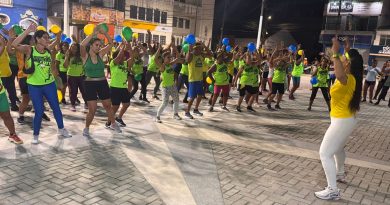 Dança, alegria e saúde tomam conta da Praça da República no clima da Copa