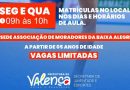 Inscrições para aulas de Ginástica Rítmica