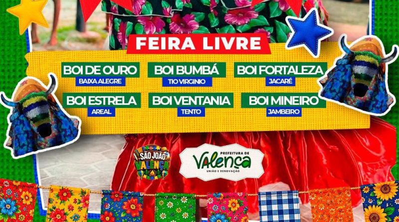 Feira Livre recebe Encontro de Bois e celebra a cultura popular 
