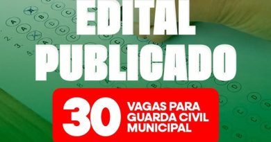 Valença abre concurso público para a Guarda Municipal com 30 vagas e salário de R$ 2,3 mil